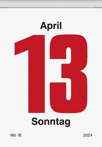 Produktbild: Brunnen Tagesabrei&szlig;kalender 6,5x10cm Nr.4