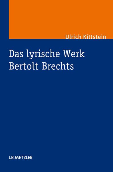 Produktbild: Das lyrische Werk Bertolt Brechts