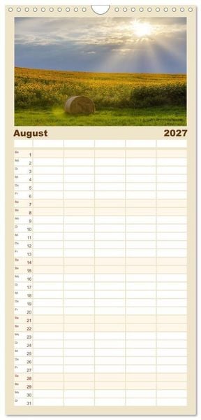 Produktbild: Familienplaner 2027 - Magische Stimmungen in Mecklenburg-Vorpommern mit 5 Spalten (Wandkalender, 21 x 45 cm) CALVENDO
