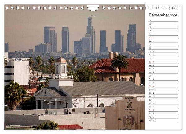 Produktbild: Los Angeles - Kalifornien (Wandkalender 2026 DIN A4 quer), CALVENDO Monatskalender