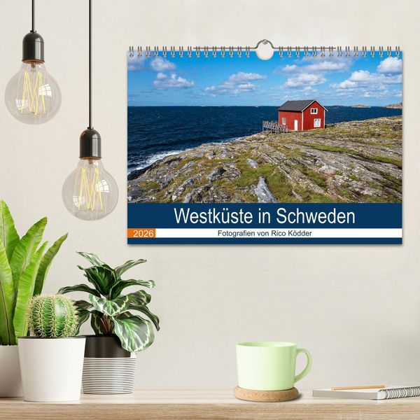 Produktbild: Westk&uuml;ste in Schweden (Wandkalender 2026 DIN A4 quer), CALVENDO Monatskalender
