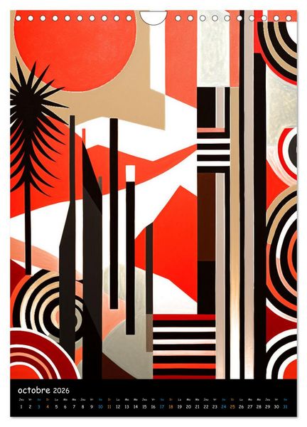 Produktbild: L'esprit africain (Calendrier mural 2026 DIN A4 horizontal), CALVENDO calendrier mensuel