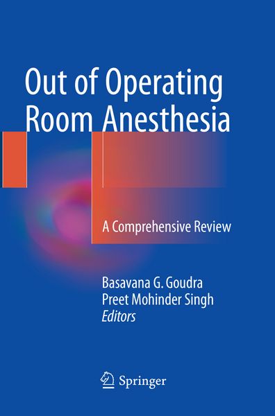 Produktbild: Out of Operating Room Anesthesia