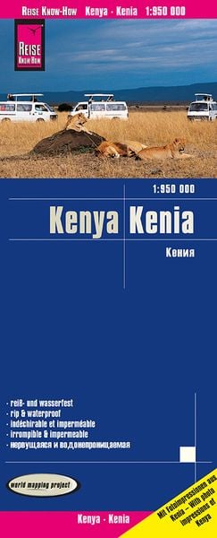 Produktbild: Reise Know-How Landkarte Kenia / Kenya (1:950.000)