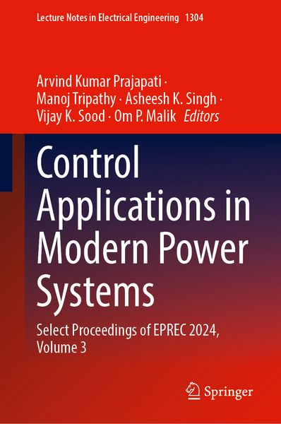 Produktbild: Control Applications in Modern Power Systems