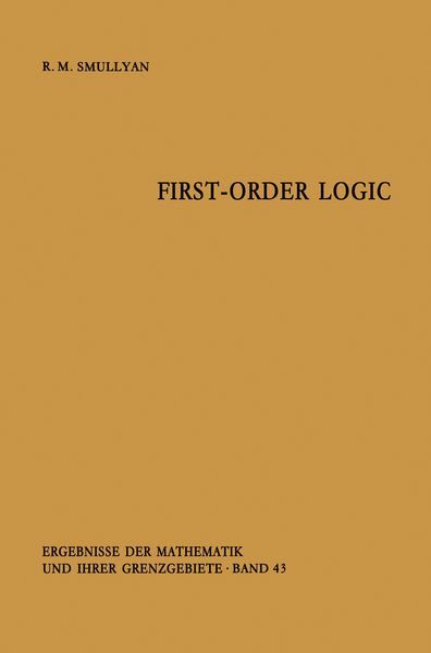 Produktbild: First-Order Logic