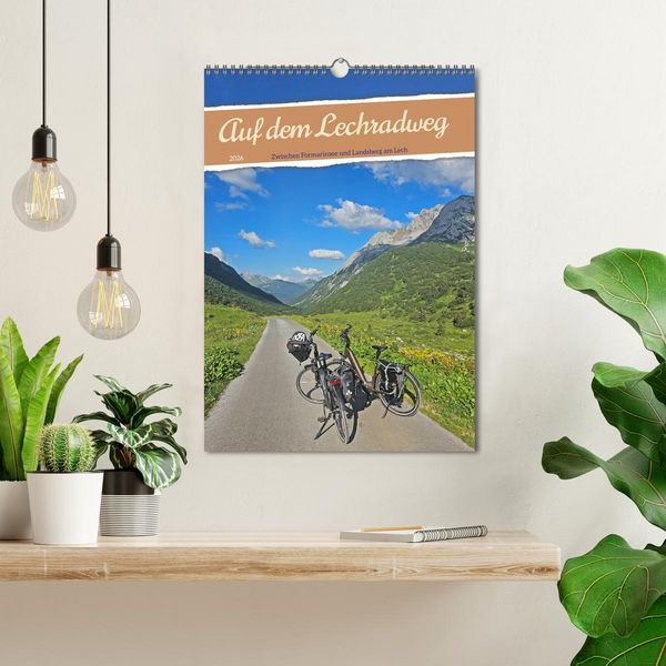 Produktbild: Auf dem Lechradweg - Zwischen Formarinsee und Landsberg am Lech (Wandkalender 2026 DIN A3 hoch), CALVENDO Monatskalender