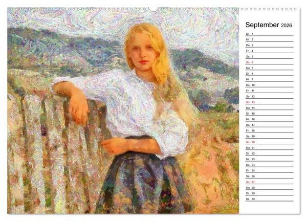 Produktbild: Fr&uuml;her Impressionismus (Wandkalender 2026 DIN A2 quer), CALVENDO Monatskalender