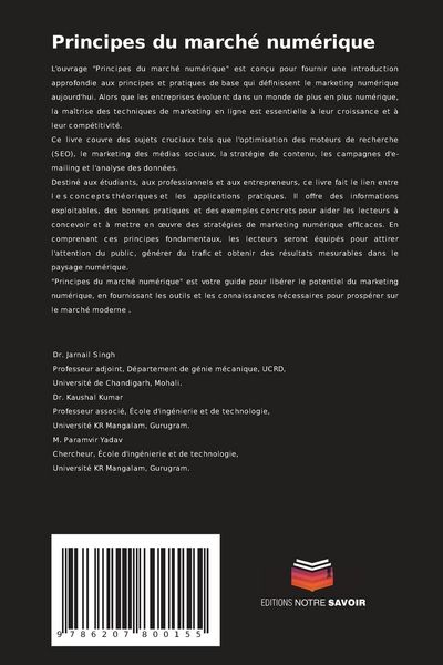 Produktbild: Principes du march&eacute; num&eacute;rique