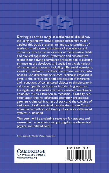 Produktbild: Equivalence, Invariants and Symmetry