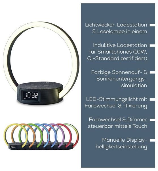 Produktbild: Beurer 10423 Elektronik Wecker Alarmzeiten 2
