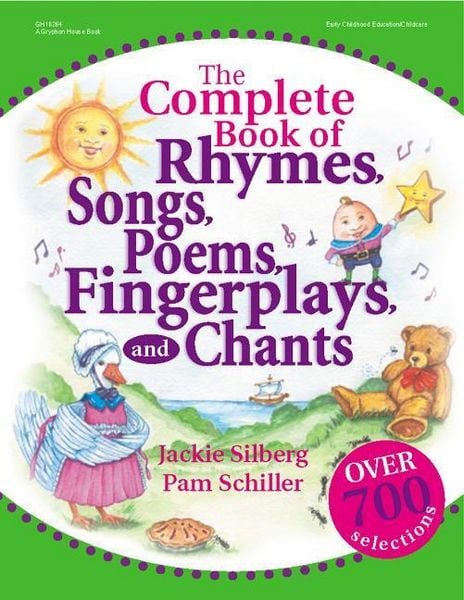 Produktbild: The Complete Book of Rhymes, Songs, Poems, Fingerplays and Chants