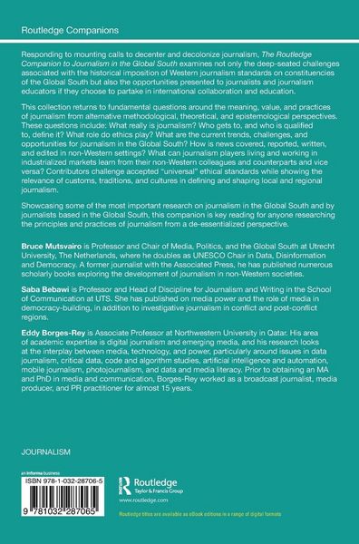 Produktbild: The Routledge Companion to Journalism in the Global South