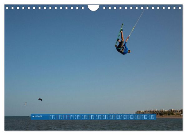Produktbild: Kite Boarding El Gouna (Wandkalender 2026 DIN A4 quer), CALVENDO Monatskalender