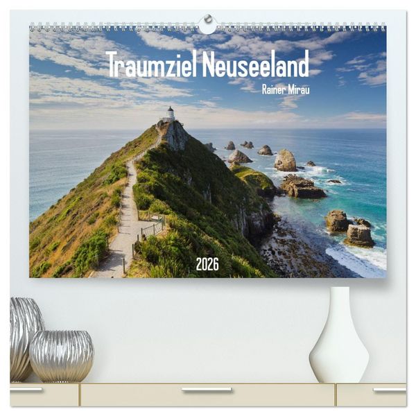 Produktbild: Traumziel Neuseeland 2026 (hochwertiger Premium Wandkalender 2026 DIN A2 quer), Kunstdruck in Hochglanz