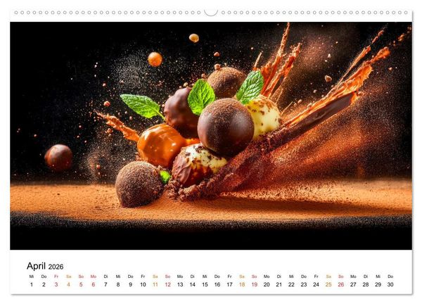 Produktbild: Sch&auml;tze der Confiserie Kunst (Wandkalender 2026 DIN A2 quer), CALVENDO Monatskalender