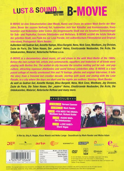 Produktbild: B-Movie - Lust & Sound in West-Berlin 1979-1989