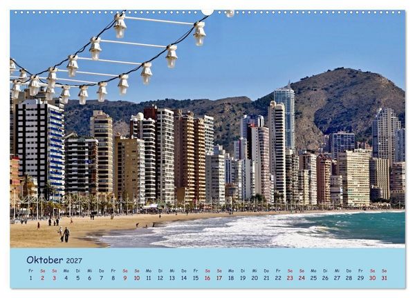 Produktbild: Benidorm (Wandkalender 2027 DIN A2 quer), CALVENDO Monatskalender