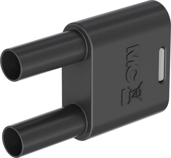 Stäubli SKS2-4N-19 Verbindungsstecker Schwarz Stift-Ø: 4mm Stiftabstand: 19mm 1St.