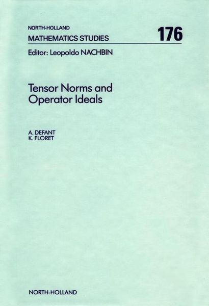 Produktbild: Tensor Norms and Operator Ideals