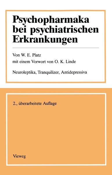 Produktbild: Psychopharmaka bei psychiatrischen Erkrankungen