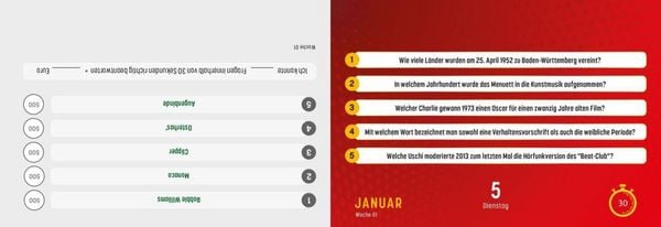 Produktbild: Gefragt Gejagt &ndash; Tagesabrei&szlig;kalender 2027