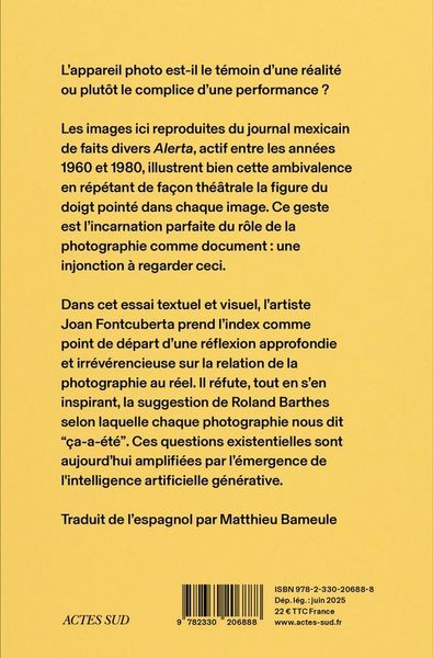 Produktbild: L'oeil et l'index : Barthes reset