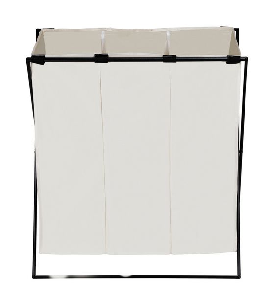 Produktbild: W&auml;schesammler Mod. Trio XL Beige, mit drei F&auml;chern