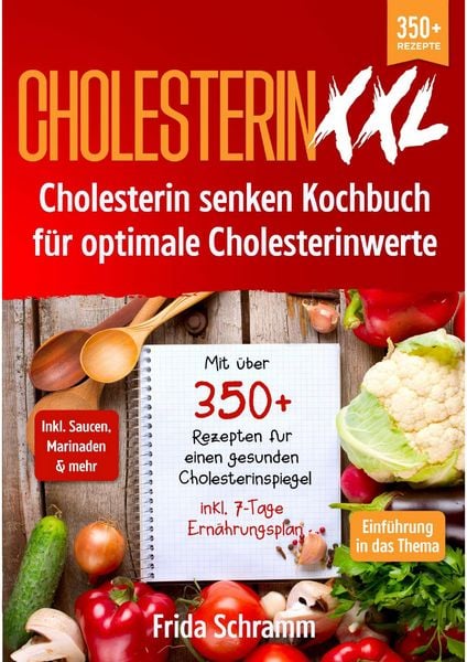 Produktbild: Cholesterin XXL - Cholesterin senken Kochbuch f&uuml;r optimale Cholesterinwerte