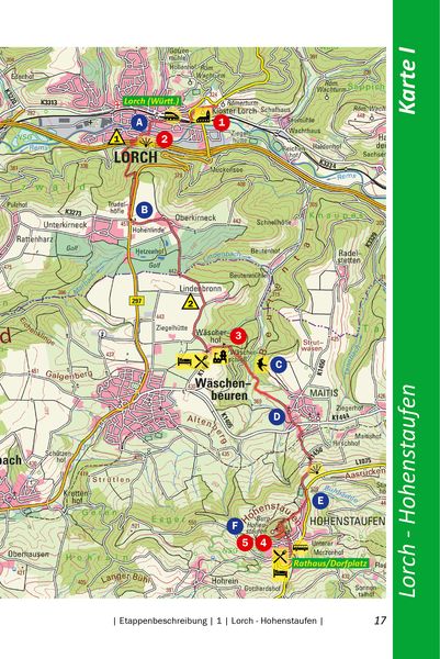 Produktbild: Schw&auml;bische Alb-Oberschwaben Weg HW7