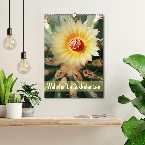 Produktbild: Wehrhafte Sukkulenten (Wandkalender 2026 DIN A3 hoch), CALVENDO Monatskalender