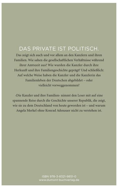 Produktbild: Die Kanzler und ihre Familien