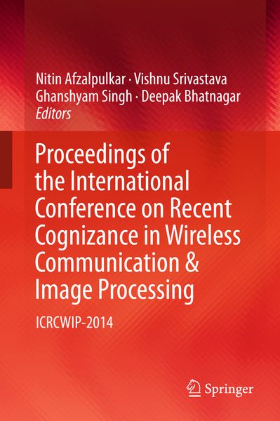 Produktbild: Proceedings of the International Conference on Recent Cognizance in Wireless Communication & Image Processing