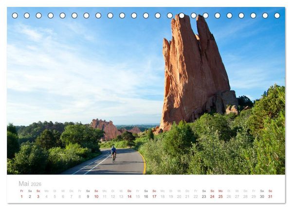 Produktbild: Colorado - H&ouml;henrausch mit dem Rennrad (Tischkalender 2026 DIN A5 quer), CALVENDO Monatskalender