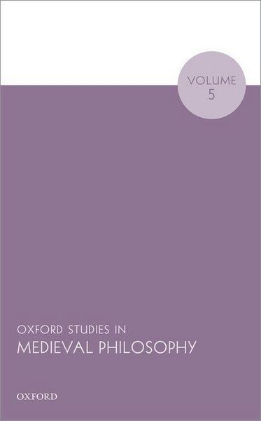 Produktbild: Oxford Studies in Medieval Phi
