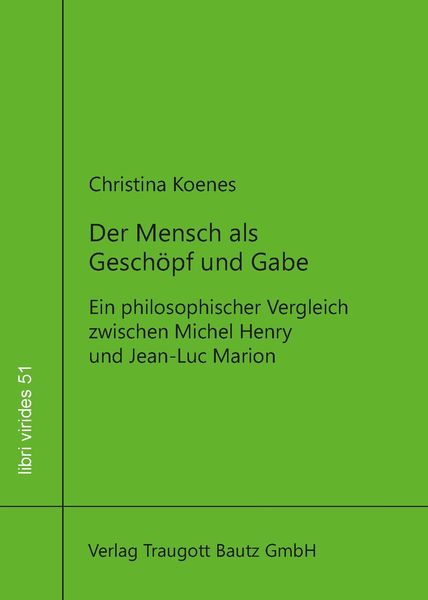 Produktbild: Der Mensch als Gesch&ouml;pf und Gabe