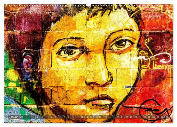 Produktbild: Streetart international (hochwertiger Premium Wandkalender 2026 DIN A2 quer), Kunstdruck in Hochglanz