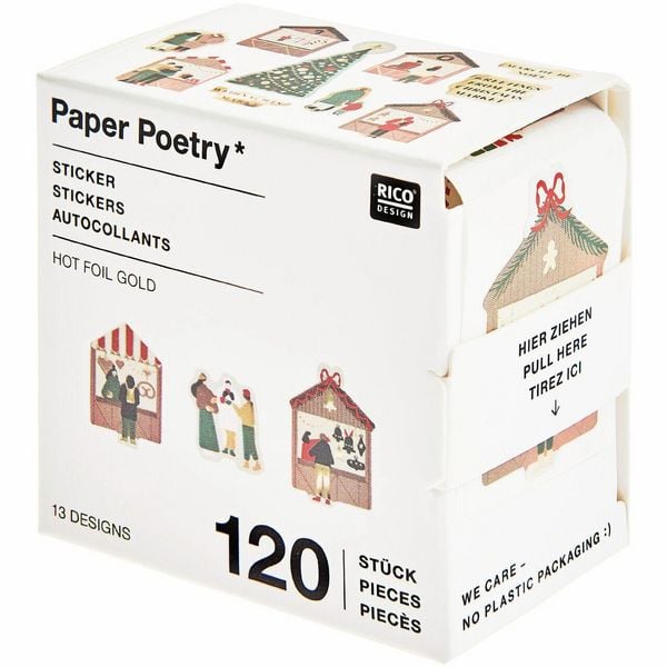 Produktbild: Mini Sticker Weihnachtsmarkt MIX