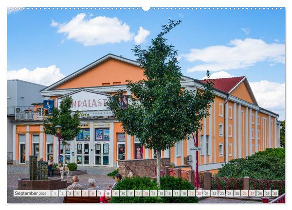 Produktbild: Riesa Impressionen (hochwertiger Premium Wandkalender 2026 DIN A2 quer), Kunstdruck in Hochglanz