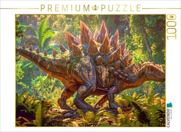 Produktbild: CALVENDO Puzzle Stegosaurus | 1000 Teile Lege-Gr&ouml;&szlig;e 64x48cm Foto-Puzzle f&uuml;r gl&uuml;ckliche Stunden