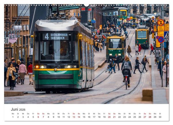 Produktbild: Helsinki - Eine wundersch&ouml;ne Reise in die finnische Hauptstadt. (Wandkalender 2026 DIN A2 quer), CALVENDO Monatskalender