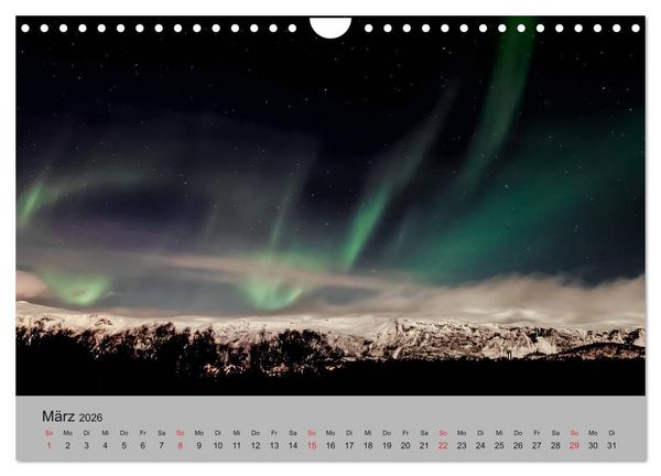 Produktbild: Norwegen - Mythos Nordlichter (Wandkalender 2026 DIN A4 quer), CALVENDO Monatskalender