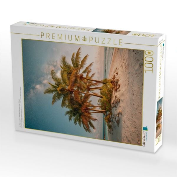 Produktbild: CALVENDO Puzzle Ein Motiv aus dem Kalender Tr&auml;umen unter Palmen | 1000 Teile Lege-Gr&ouml;&szlig;e 64x48cm Foto-Puzzle f&uuml;r gl&uuml;ckliche Stunden