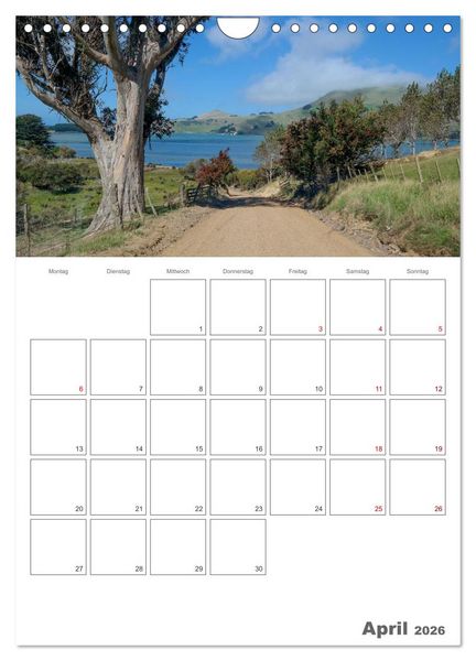 Produktbild: Neuseeland &ndash; Unterwegs auf Traumstra&szlig;en der S&uuml;dinsel (Wandkalender 2026 DIN A4 hoch), CALVENDO Monatskalender