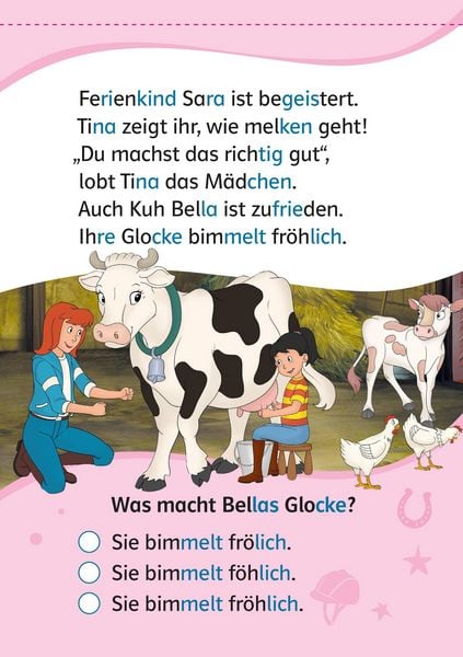 Produktbild: Lesefuchs Bibi & Tina: Leser&auml;tsel Lesestufe 1, Band 1