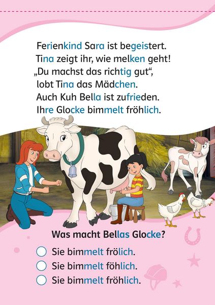 Produktbild: Lesefuchs Bibi & Tina: Leser&auml;tsel Lesestufe 1, Band 1