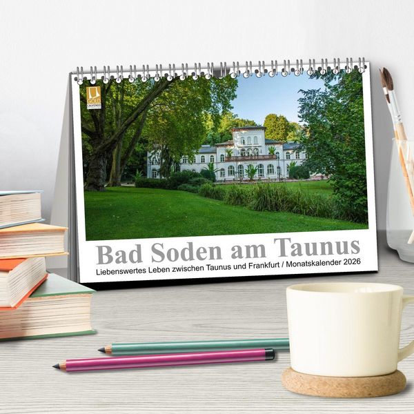 Produktbild: Bad Soden am Taunus (Tischkalender 2026 DIN A5 quer), CALVENDO Monatskalender
