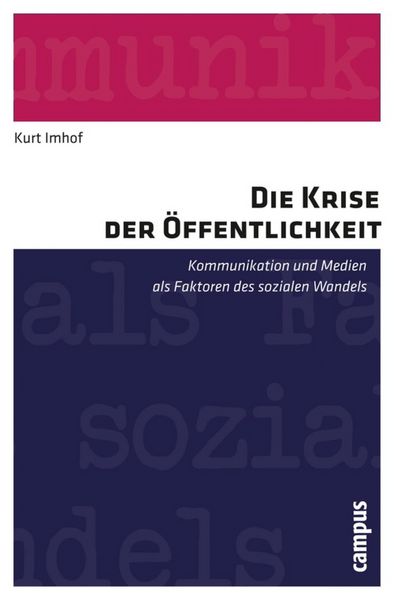 Produktbild: Die Krise der &Ouml;ffentlichkeit