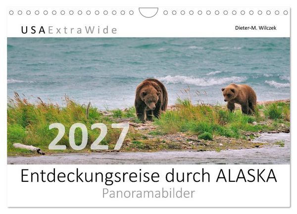 Produktbild: Entdeckungsreise durch ALASKA (Wandkalender 2027 DIN A4 quer), CALVENDO Monatskalender