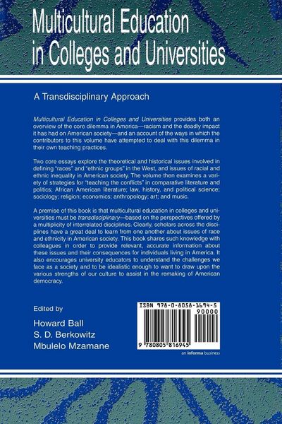 Produktbild: Multicultural Education in Colleges and Universities